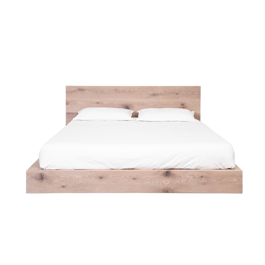 solid wood platform bed canada